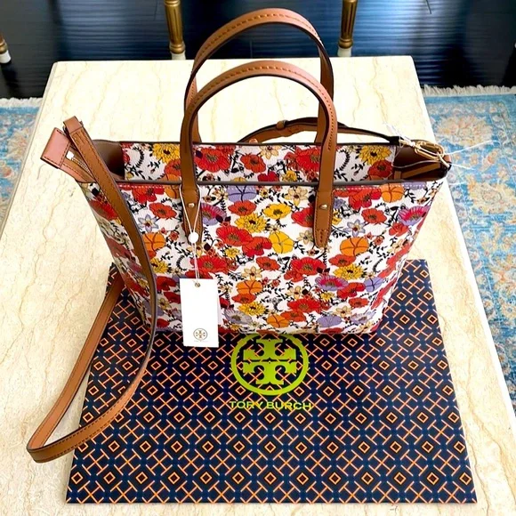 NWT Gorgeous Tory Burch Kerrington Zip Tote. - Picture 11 of 13